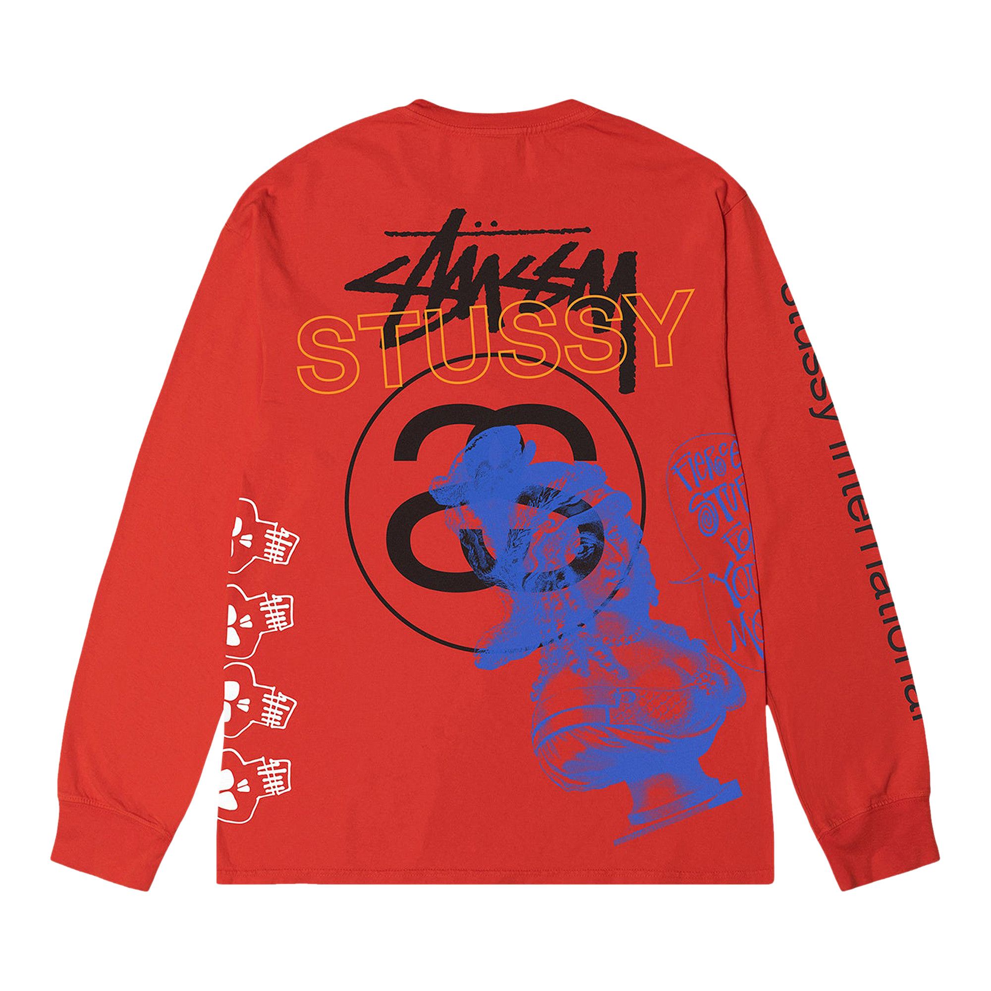 ★関税込★STUSSY★TEST STRIKE PIGMENT DYED TEE★TOMATO Buy Stussy Test Strike Pigment Dyed Long-Sleeve Tee 'Tomato
