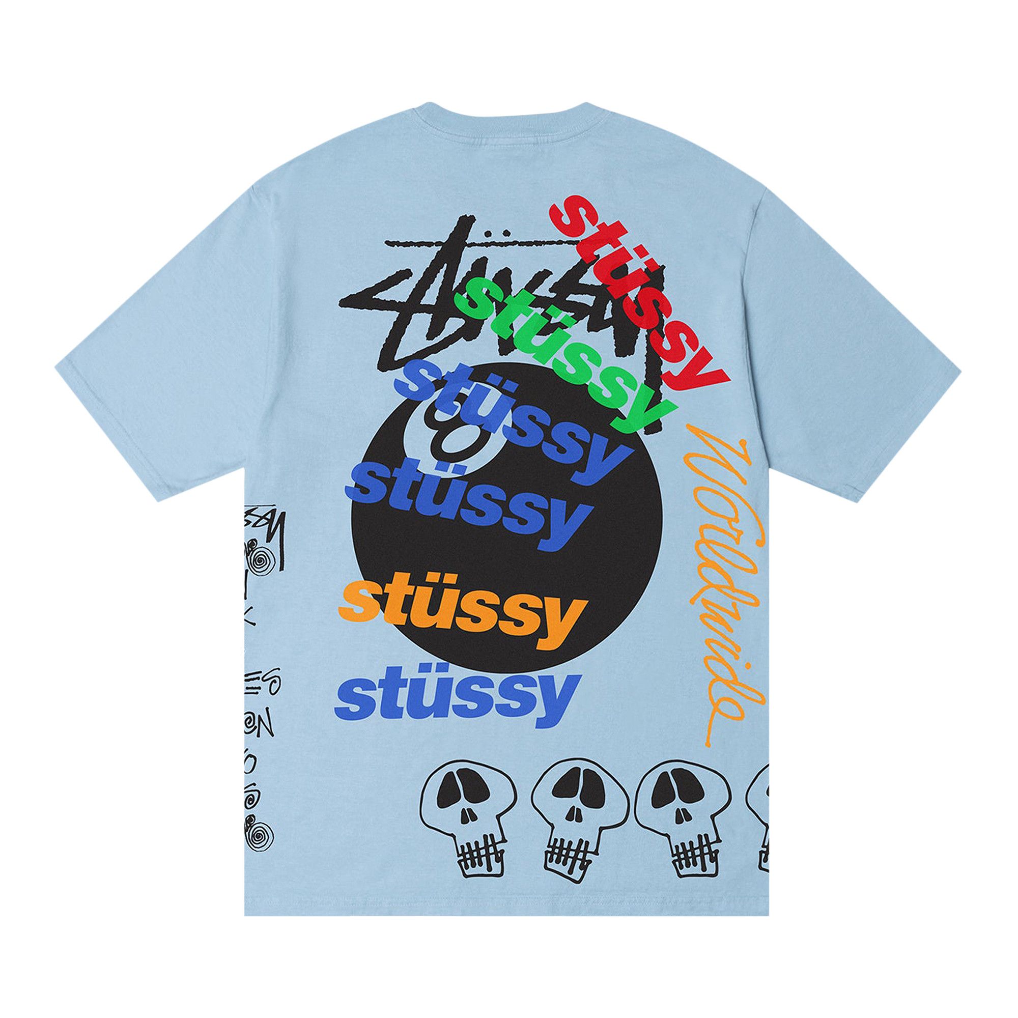 最旬ダウン Buy 1904915 - Blue' 'Sky Tee Dyed Pigment Strike Test Stussy トップス
