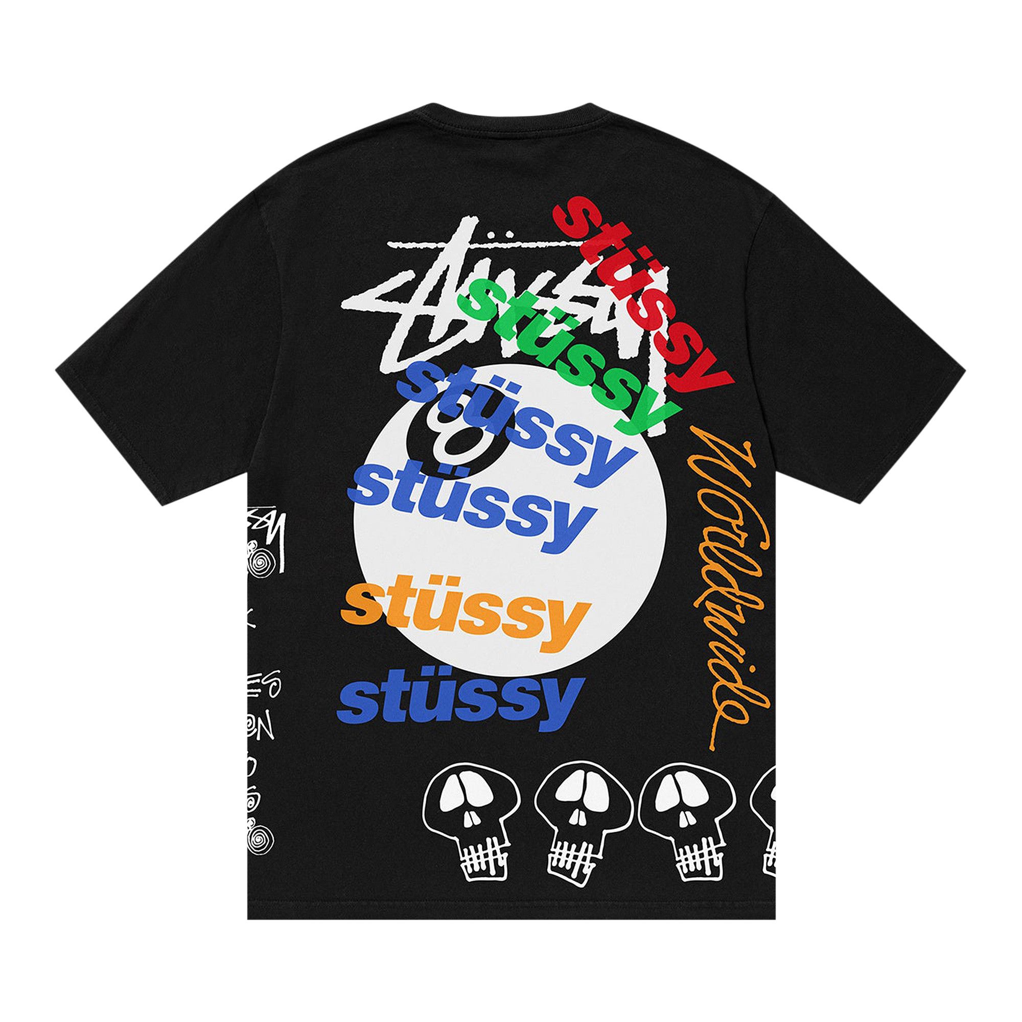 Buy Stussy Test Strike Pigment Dyed Tee 'Black' - 1904915 BLAC | GOAT