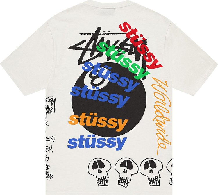 Stussy Test Strike Pigment Dyed Tee Natural