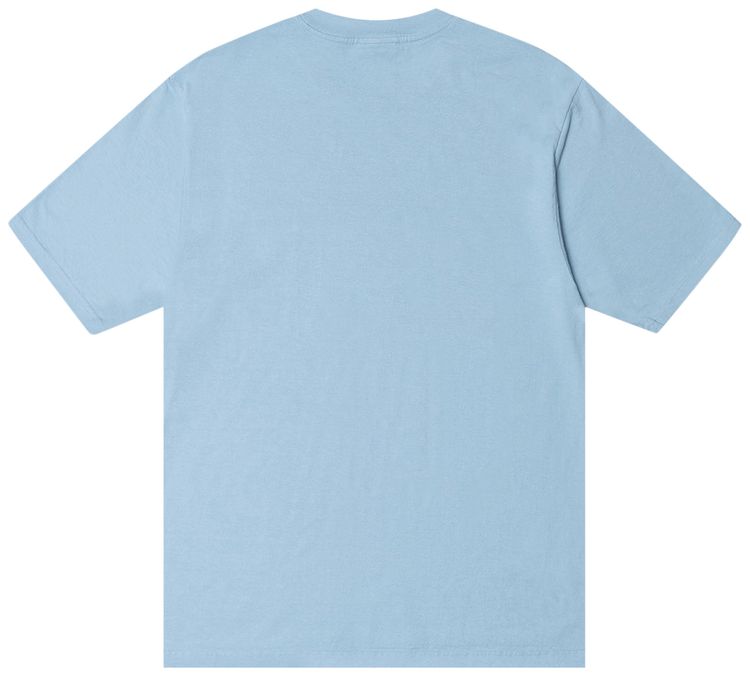 Stussy Atticus Pigment Dyed Tee Sky Blue
