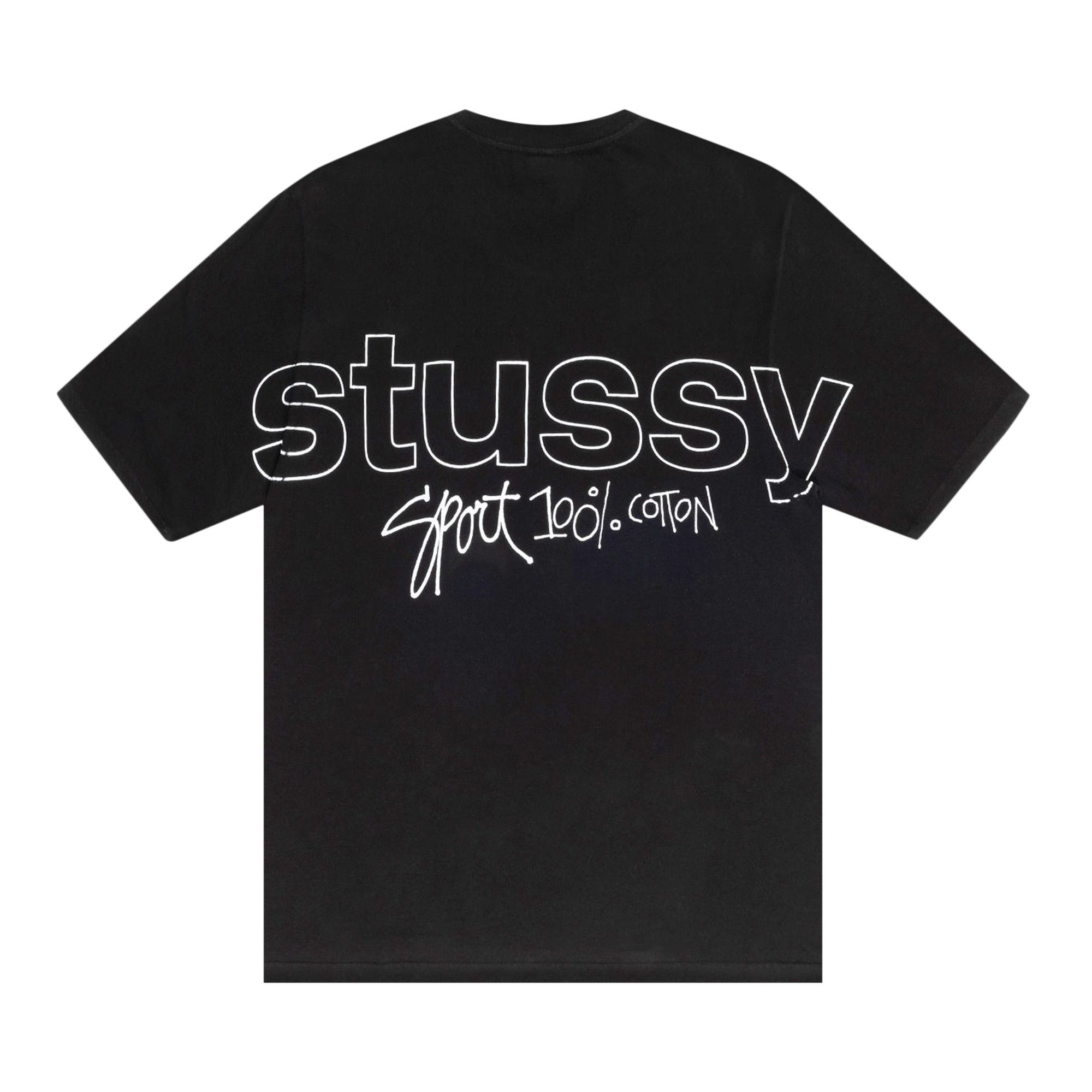 Stüssy Block Sport Pigment Dyed Tee Black (SS23) – STEALPLUG KL
