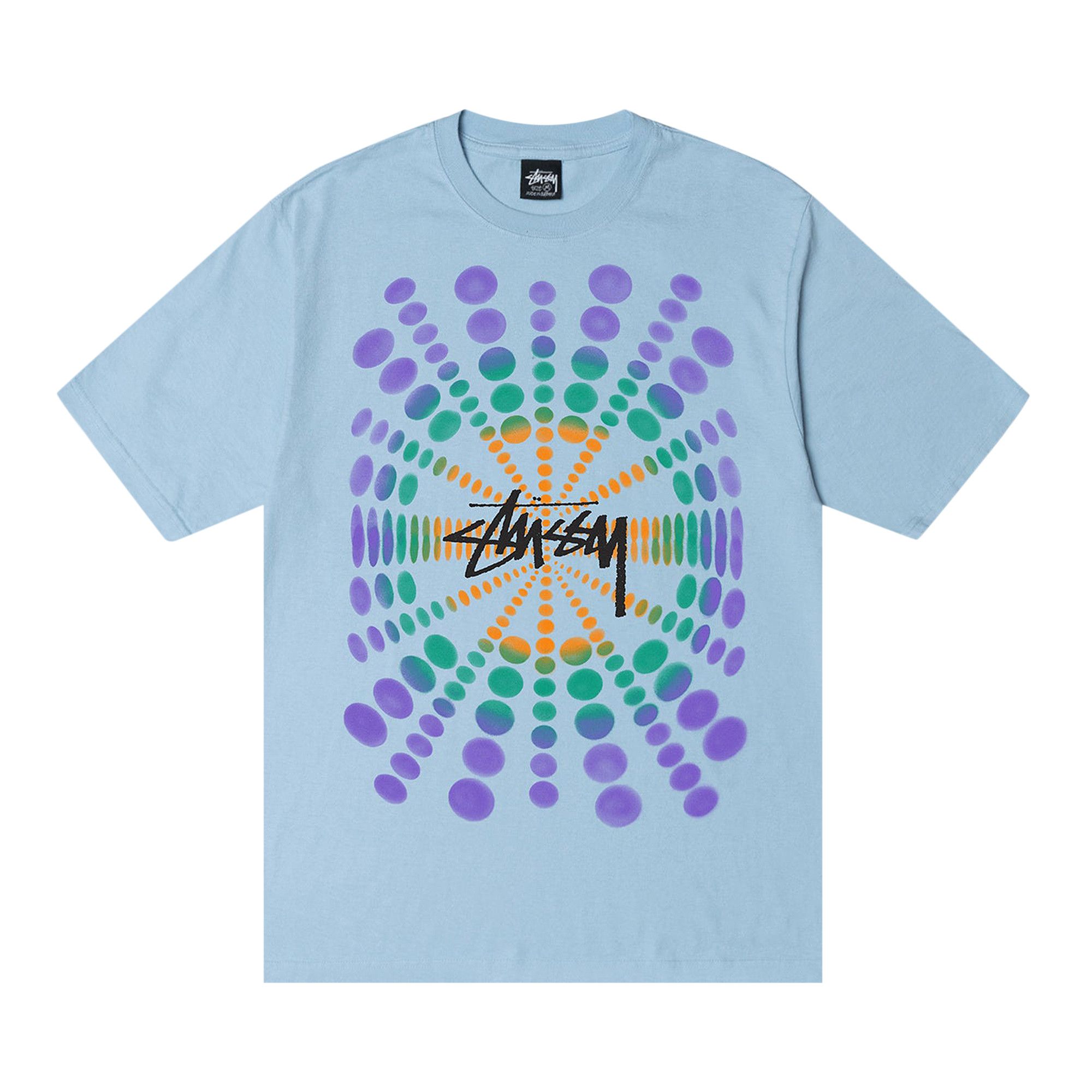 Buy Stussy Atticus Pigment Dyed Tee 'Sky Blue' - 1904909H