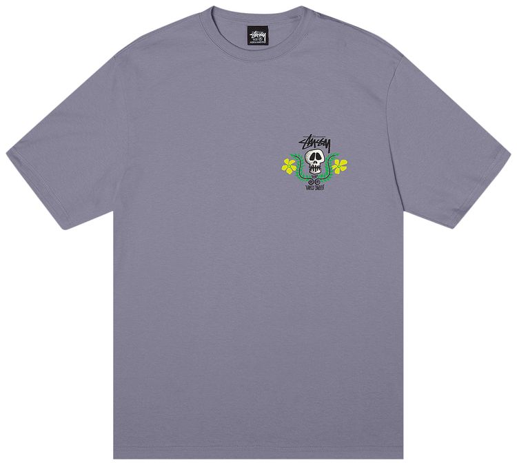 Stussy Skull Crest Tee Mauve