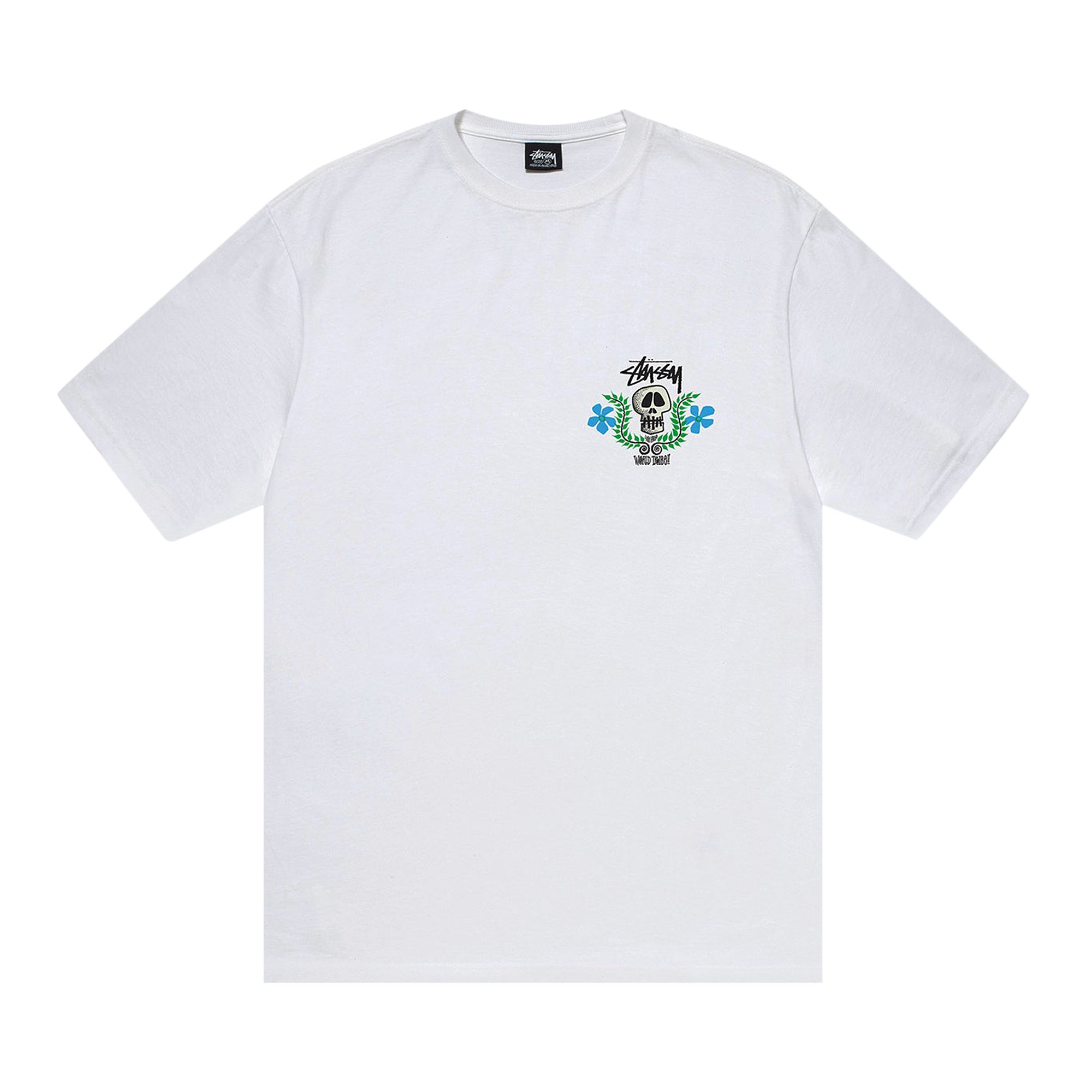 Stussy Skull Crest Tee 'White'