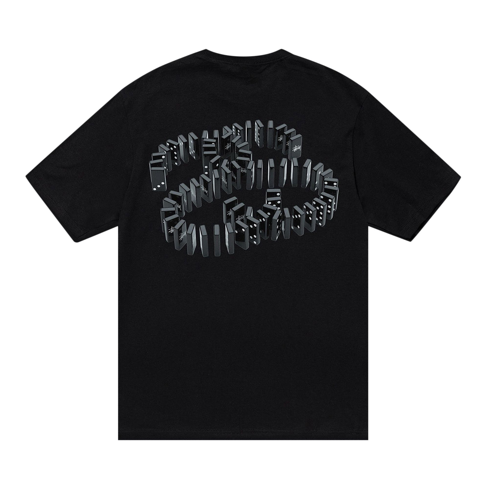 Buy Stussy Dominoes Tee 'Black' - 1904898 BLAC | GOAT