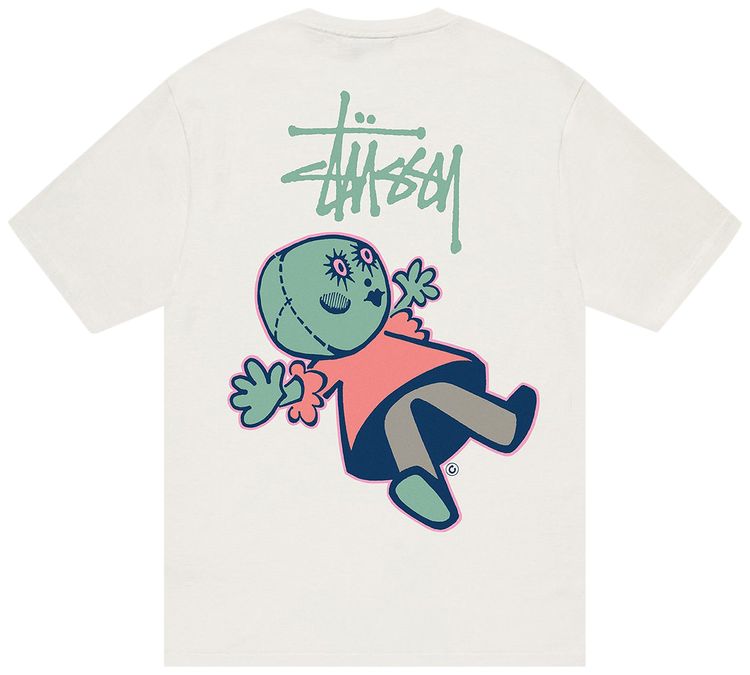 Stussy Dollie Pigment Dyed Tee Natural