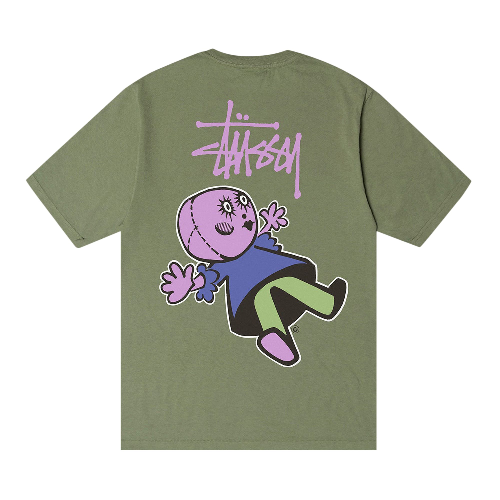 ★人気★【STUSSY】★DOLLIE PIGMENT DYED TE.E★ARTICHOKE★ Buy Stussy Dollie Pigment Dyed Tee 'Artichoke' - 1904912