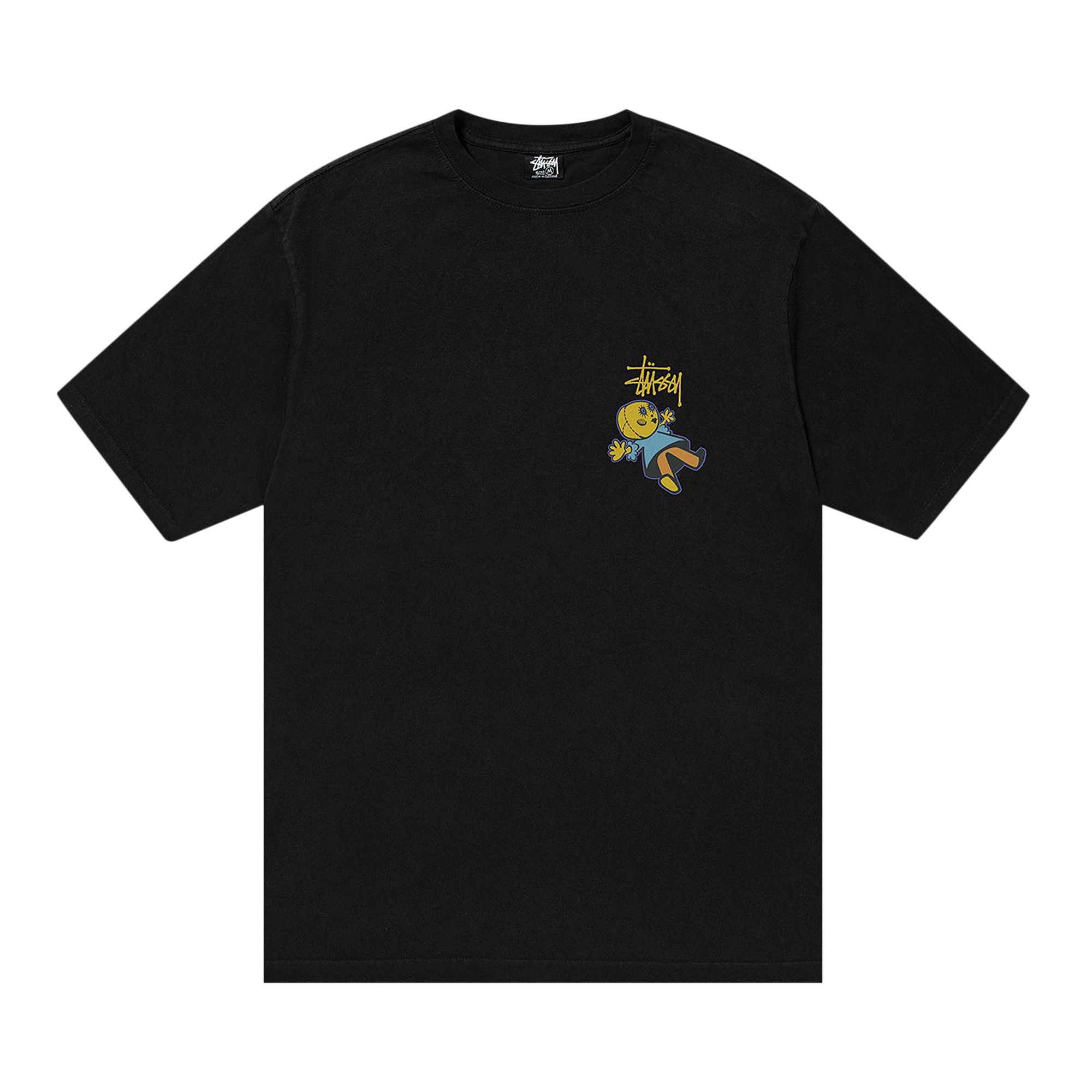 Buy Stussy Dollie Pigment Dyed Tee 'Black' - 1904912 BLAC | GOAT