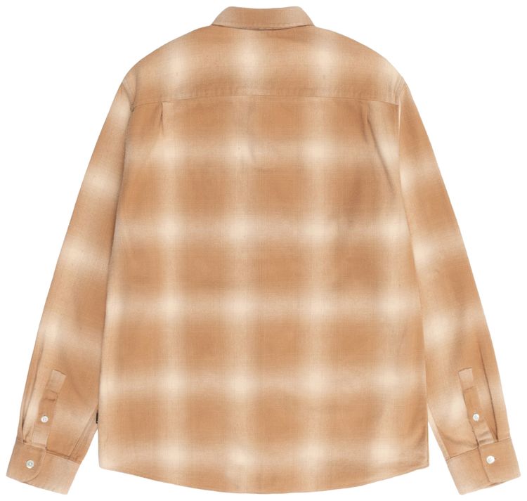 Stussy Bay Plaid Shirt Tan