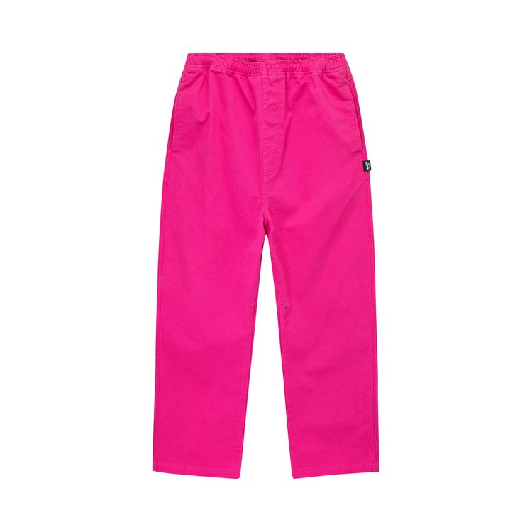 Sculpt & Shine Satin High Waist Pant - Fuchsia