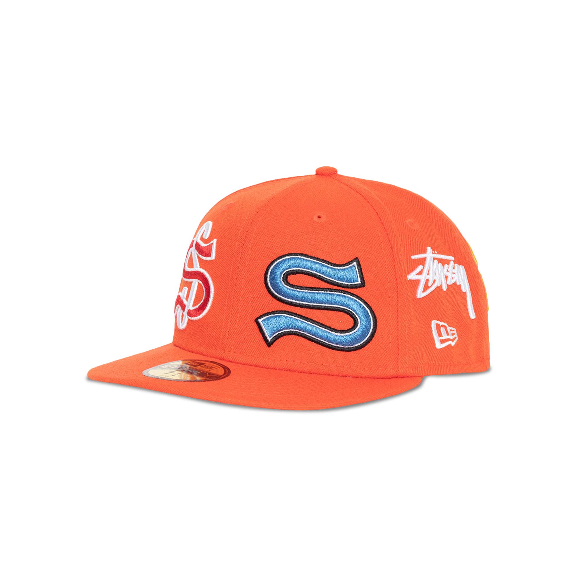 Buy Stussy SS New Era Cap 'Orange' - 331234 ORAN | GOAT