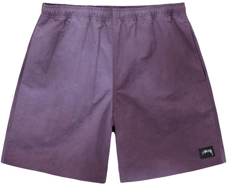 Stussy Wave Dye Nylon Short Purple