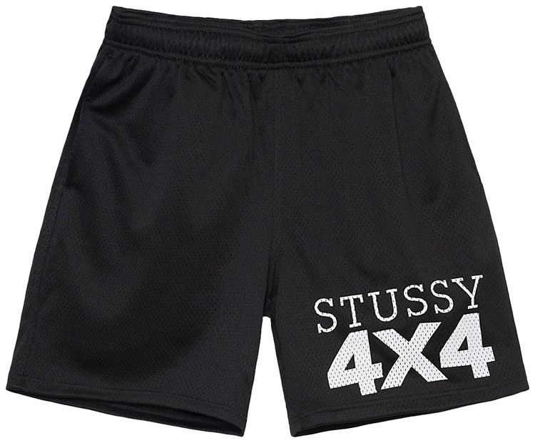 Stussy 4X4 Mesh Short Black