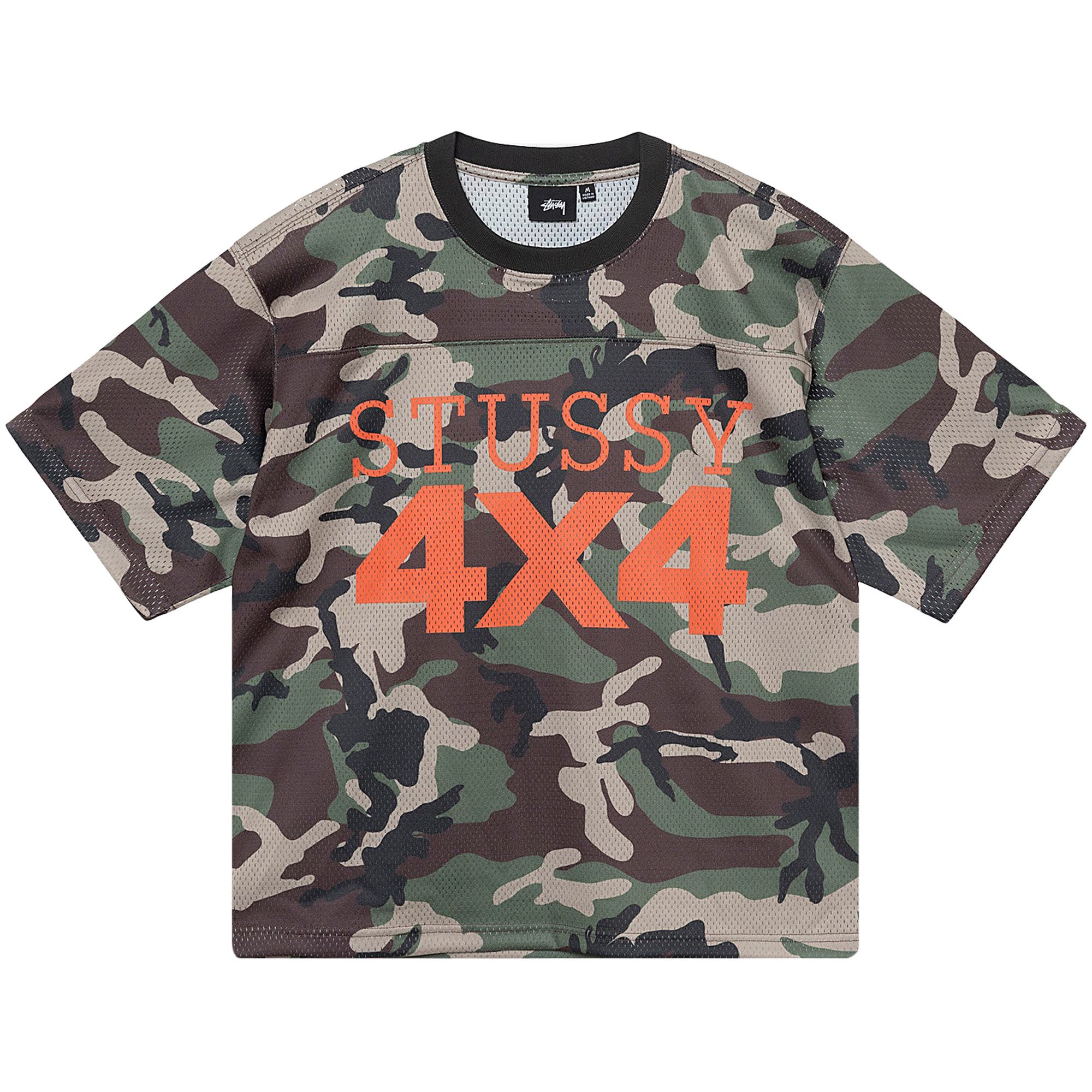 Buy Stussy 4X4 Mesh Football Jersey 'Camo' - 1140329 CAMO | GOAT