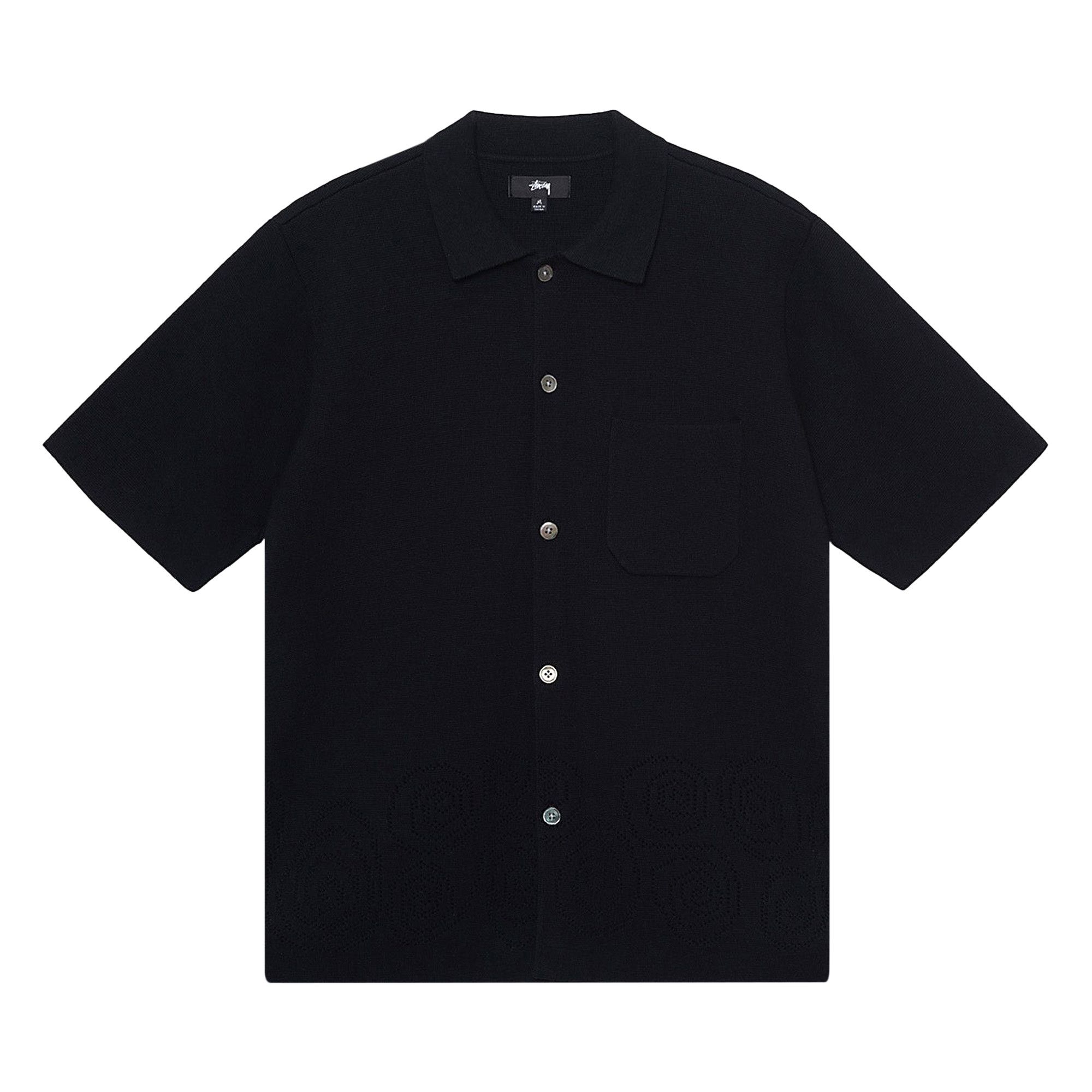 【Stussy】 Shells T-Shirt Black /Berry Stussy World Tour Tee Black White Navy Berry 4colors 24SS