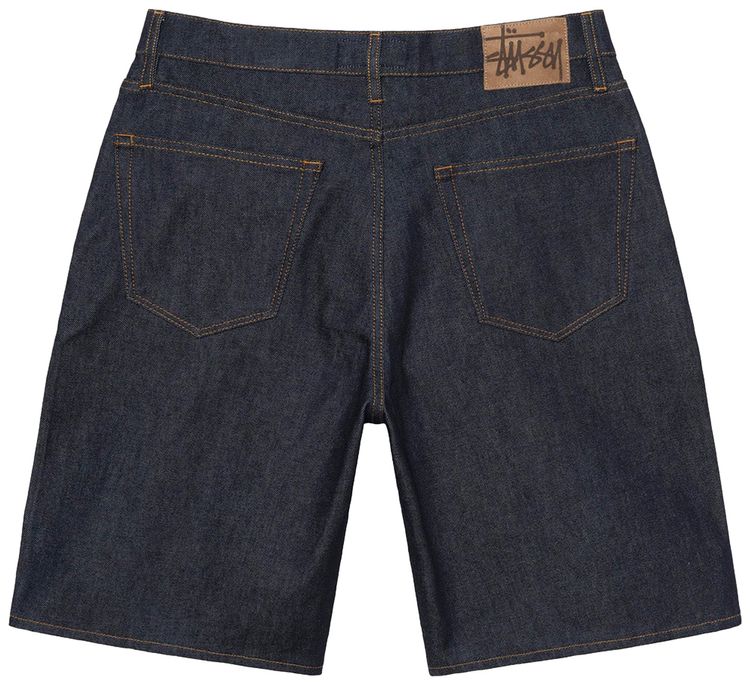 Stussy Sandwash Denim Big Ol Shorts Raw