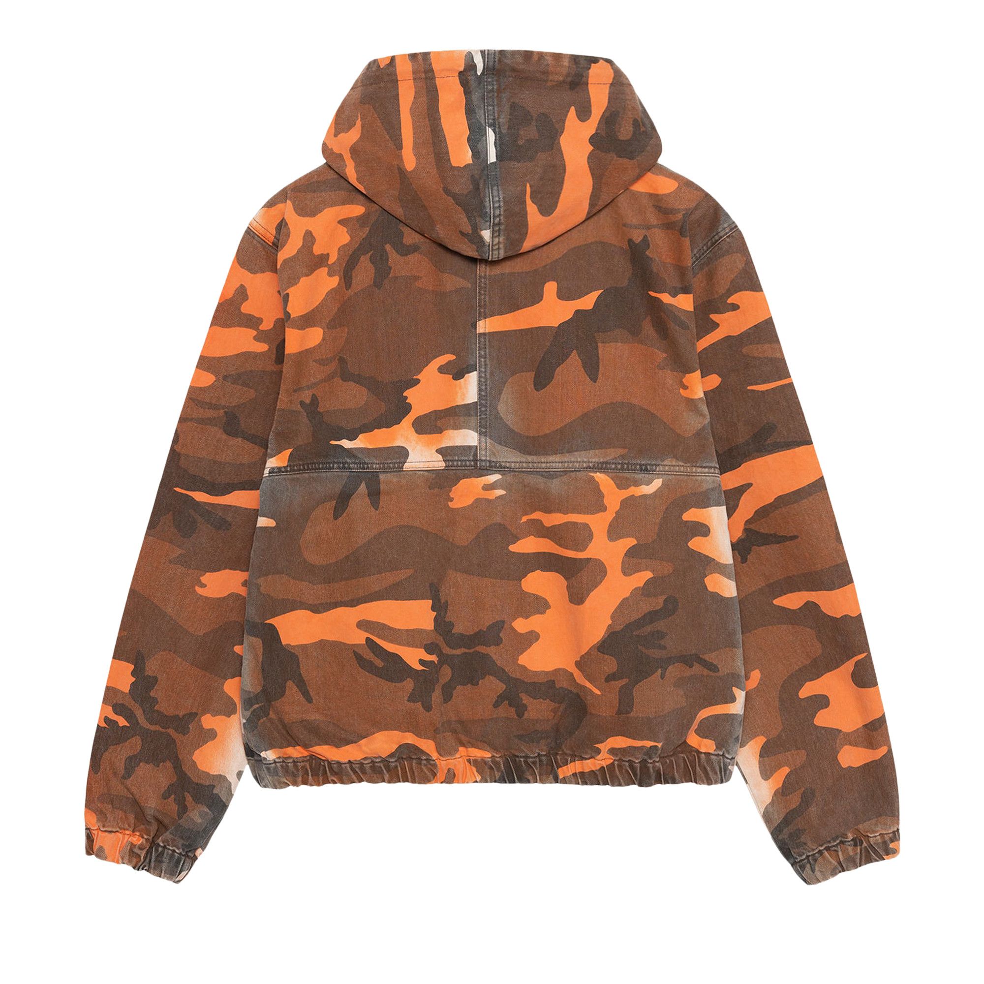 Orange camo bomber jacket clearance