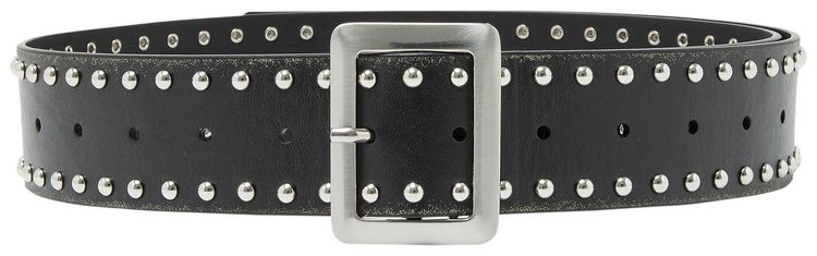 MM6 Maison Margiela Studded Leather Belt 'Black'