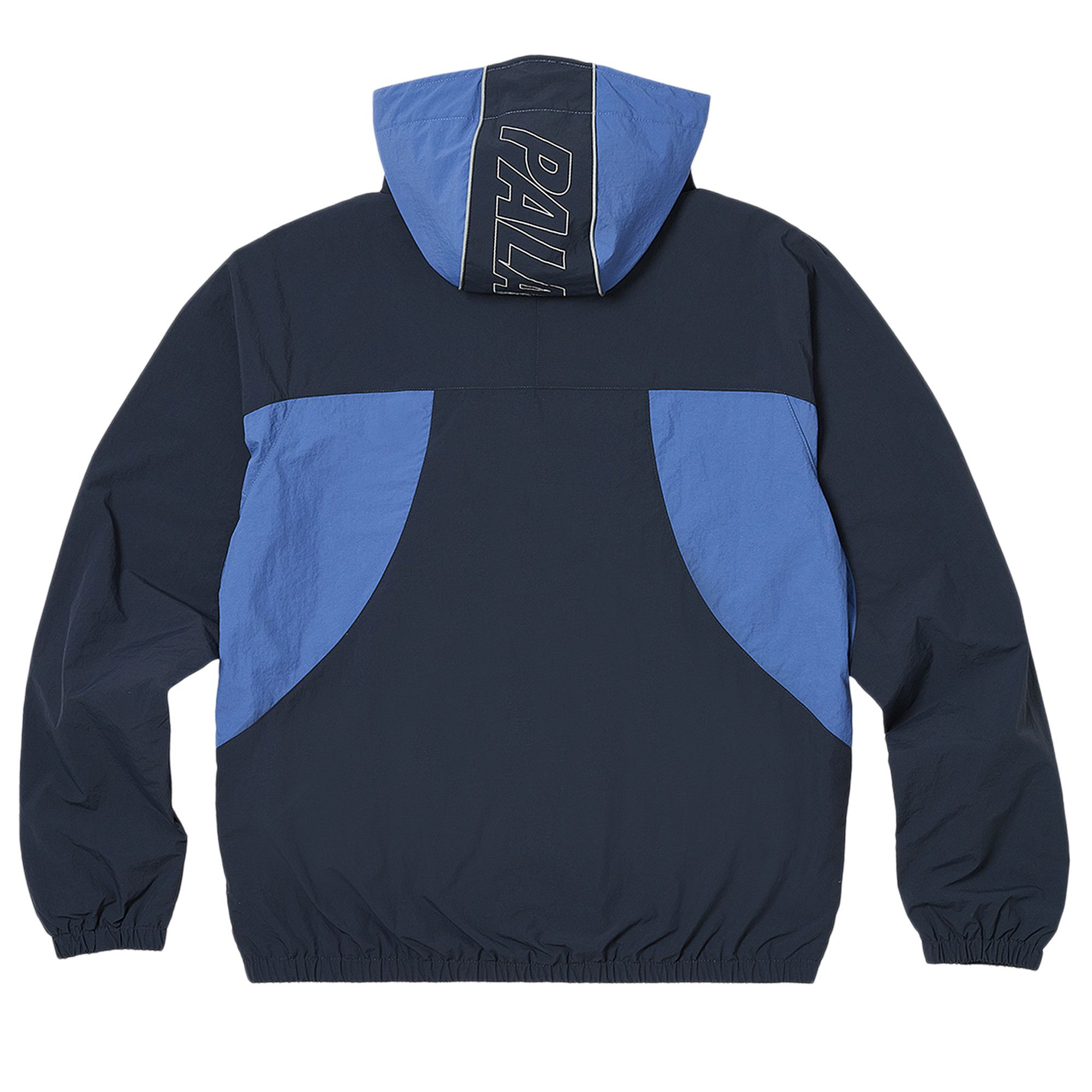 Size l Palace Font Zip Shell Jacket 'Blue/Airforce'