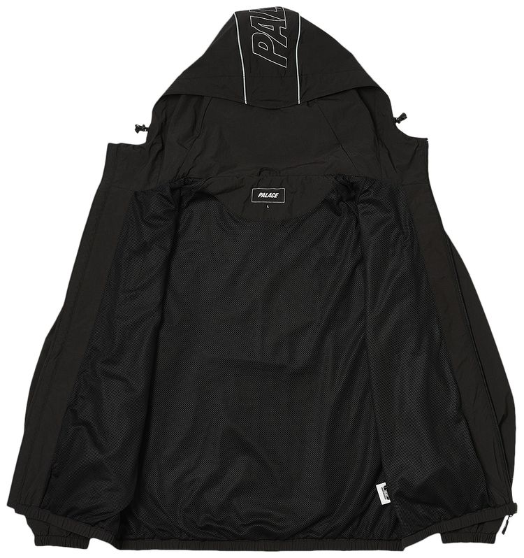 Palace Font Zip Shell Jacket Black