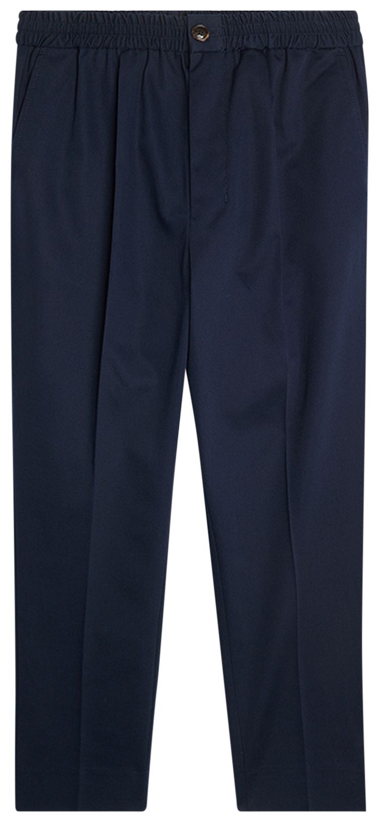 Ami Gabardine Elastic Waist Pants Nautic Blue