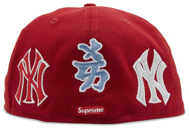 Supreme x New York Yankees Kanji New Era Red