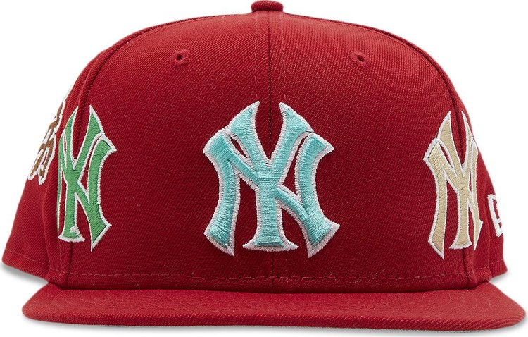 Supreme New York Yankees Kanji Hooded Sweatshirt Red Men's - FW22 - US