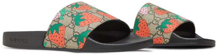 Gucci Wmns Slide Strawberry