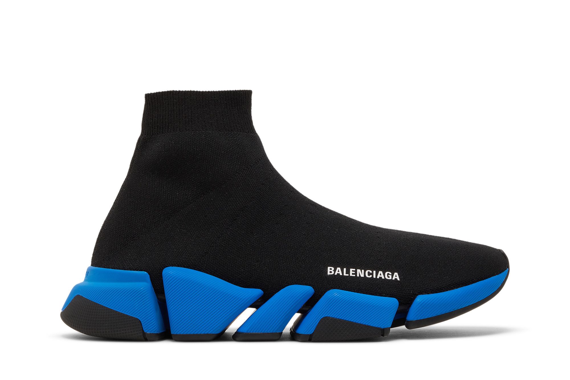 Buy Balenciaga Speed 2.0 Sneaker Black Blue 617239 W2DB2 1041