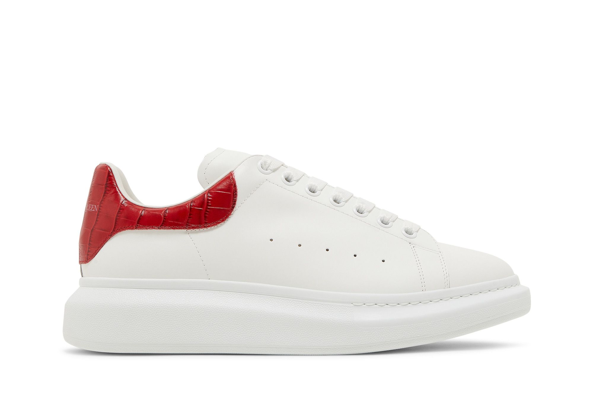 Alexander mcqueen best sale white and red
