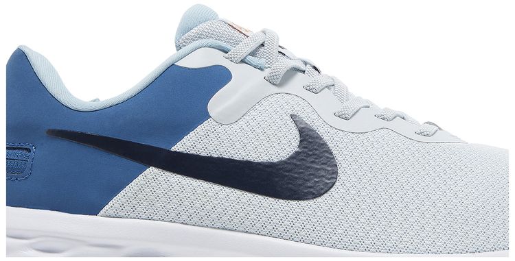 Nike Revolution 6 FlyEase Next Nature Extra Wide Pure Platinum Dark Marina Blue