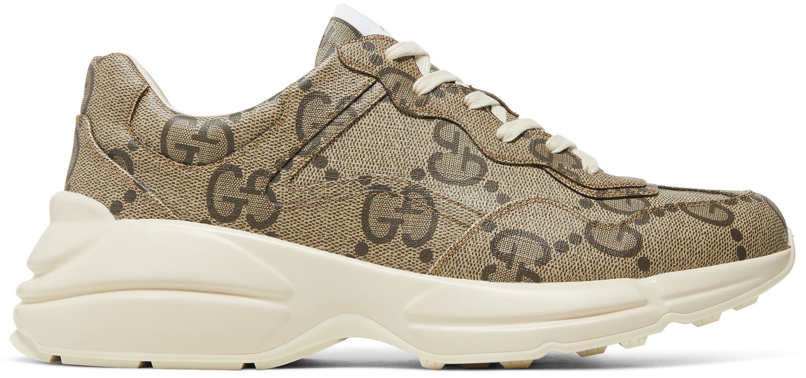 Buy Gucci 100 Rhyton Sneaker 'Beige Monogram' 680870 UMO00 9742 GOAT
