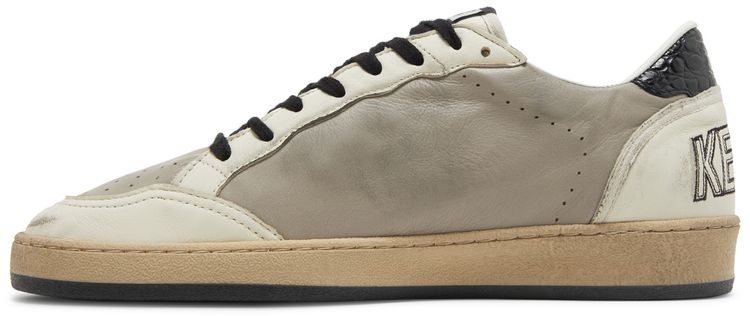 Golden Goose Ball Star Beige Black Croc
