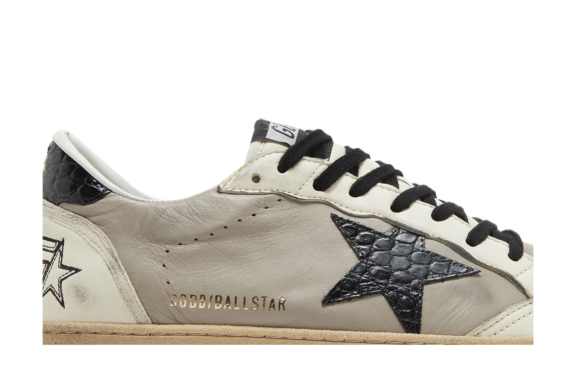 Buy Golden Goose Ball Star 'Beige Black Croc' - GMF00117 Buy Golden Goose Ball Star 'Beige Black Croc' - GMF00117