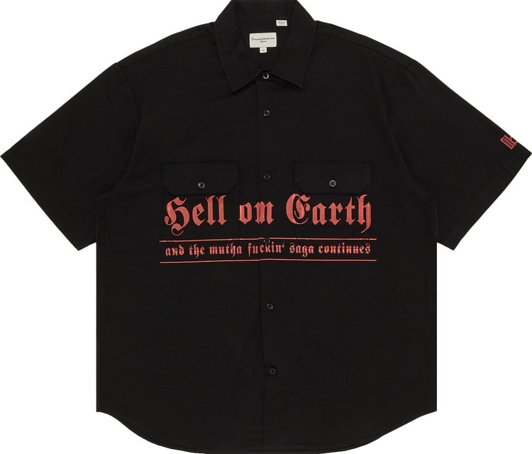 Supreme x Bernadette Corporation Short-Sleeve Work Shirt 'Black'