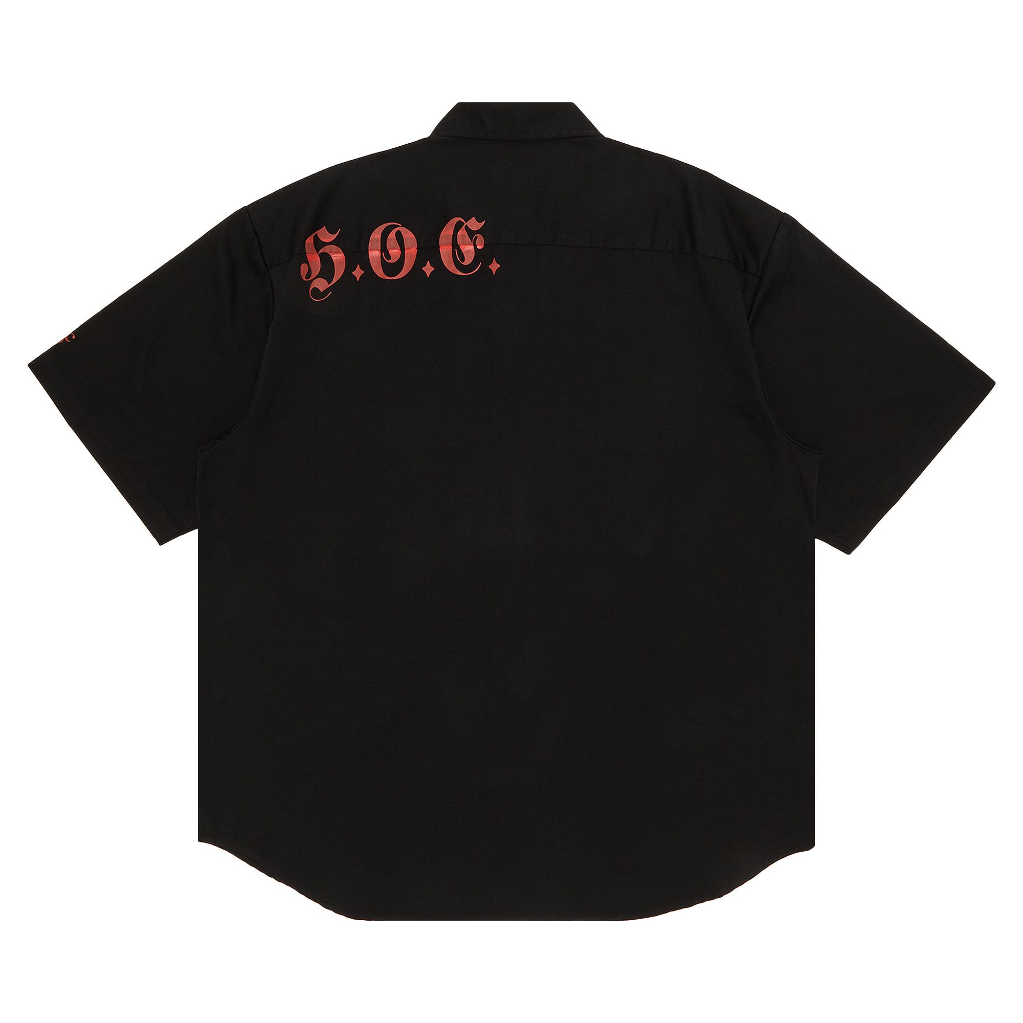 Buy Supreme x Bernadette Corporation Short-Sleeve Work Shirt 'Black' -  SS23S34 BLACK | GOAT