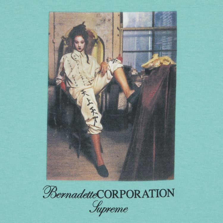 Supreme x Bernadette Corporation Fuck Tee Teal
