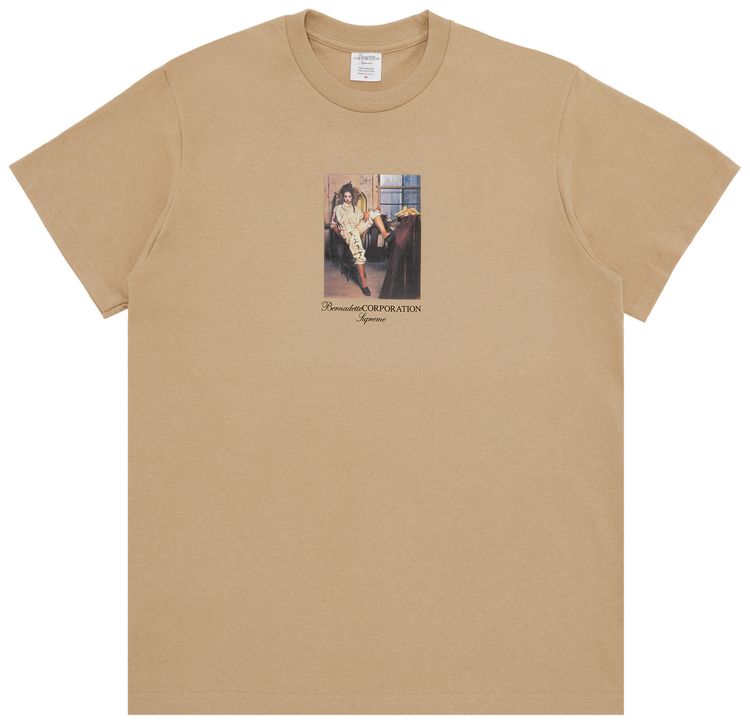 Supreme x Bernadette Corporation Fuck Tee Khaki