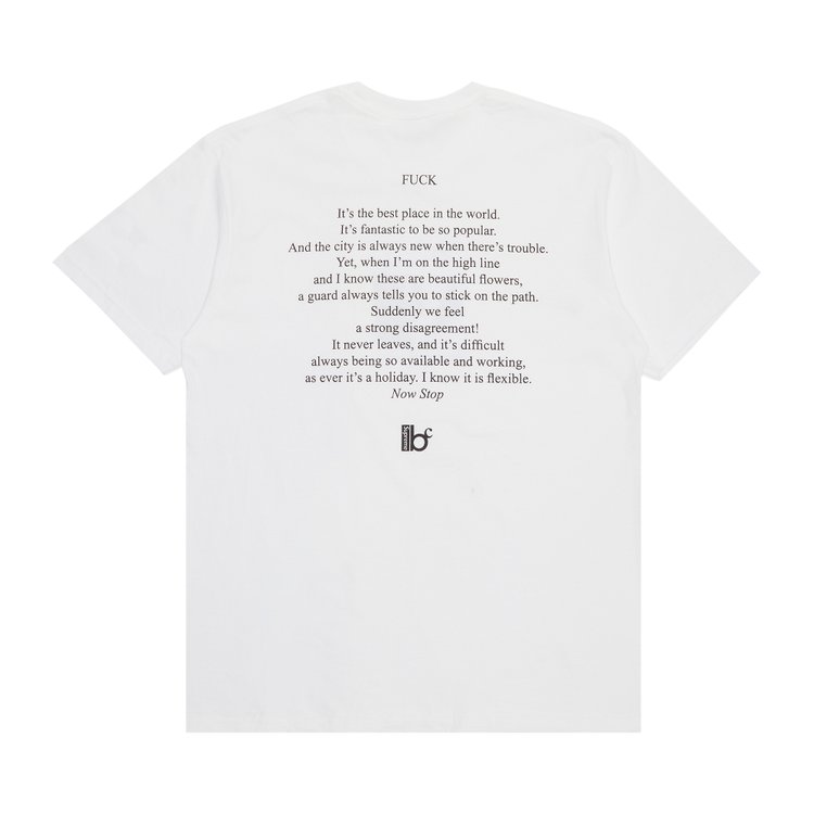 Supreme x Bernadette Corporation Fuck Tee White