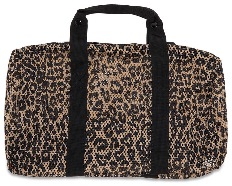 Supreme Mesh Duffle Bag Leopard