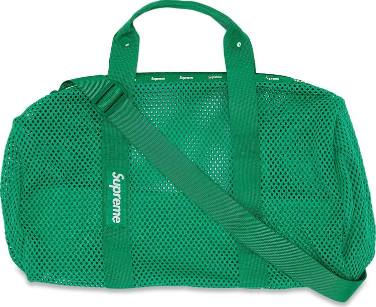 Supreme Mesh Mini Duffle Bag Green 
