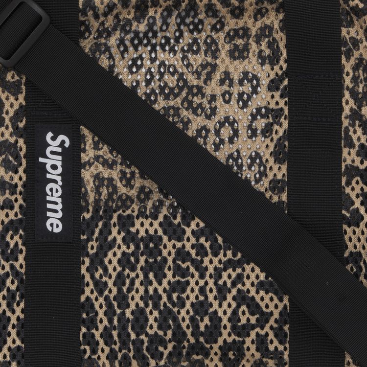 Supreme Mesh Duffle Bag Leopard