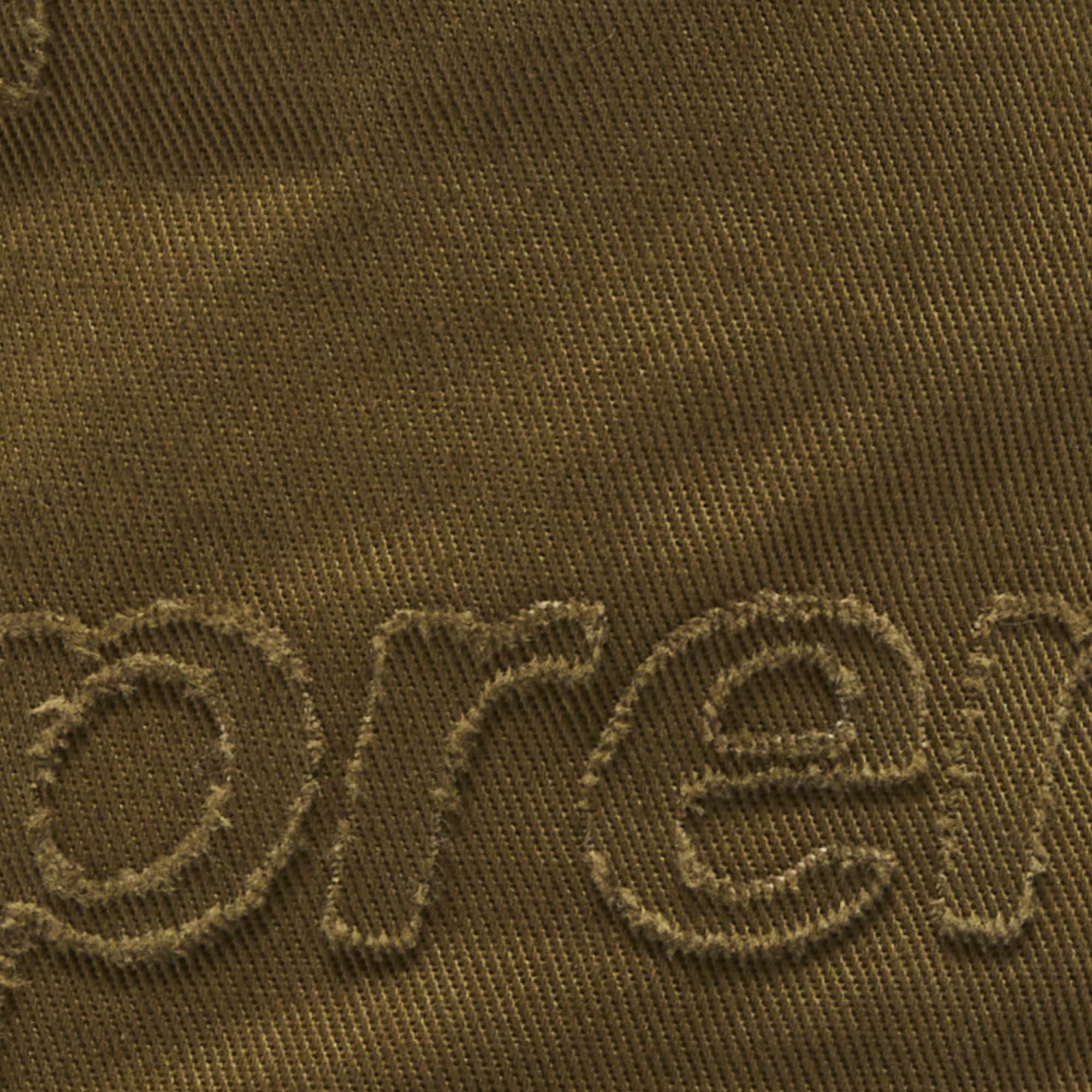 Buy Supreme Lasered Twill Crusher 'Olive' - SS23H116 OLIVE Buy Supreme Lasered Twill Crusher 'Olive' - SS23H116 OLIVE
