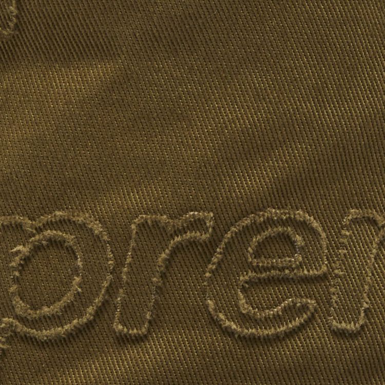 Supreme Lasered Twill Crusher Olive