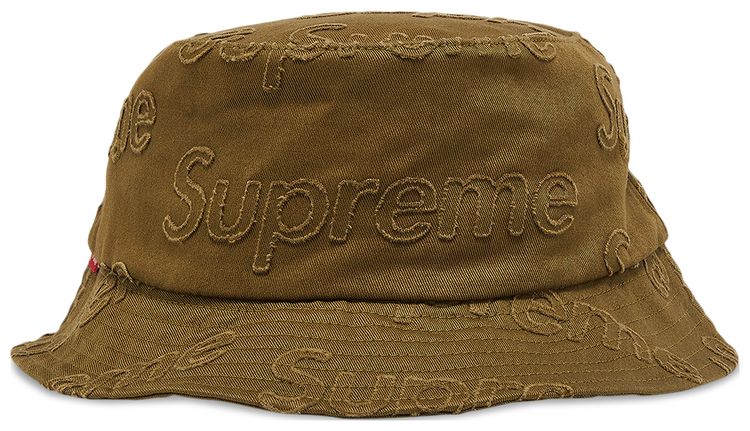Supreme Lasered Twill Crusher Olive