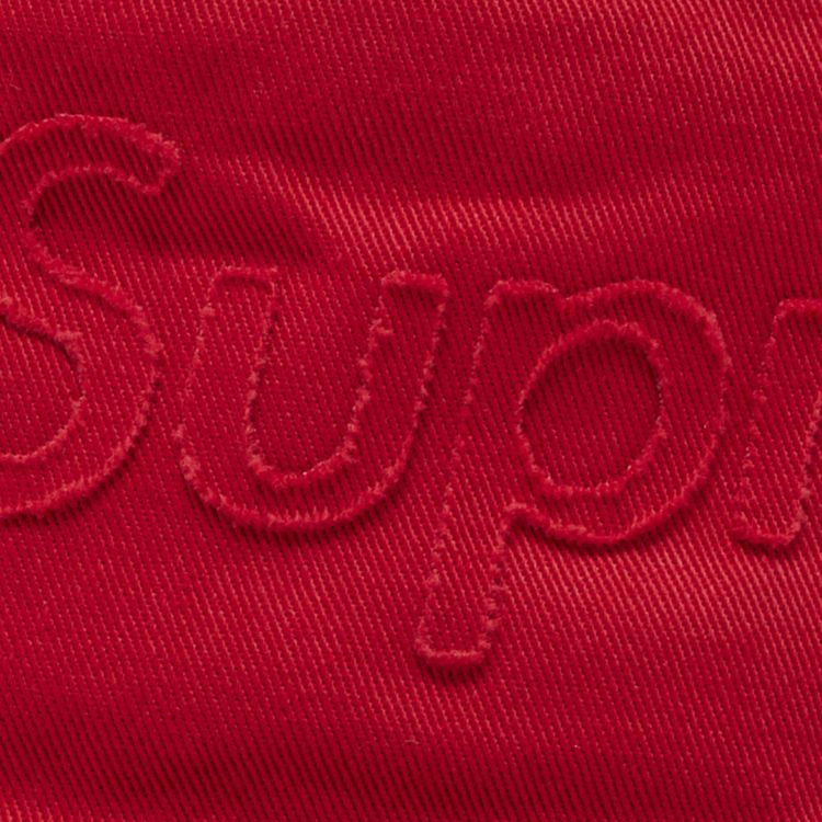 Supreme Lasered Twill Crusher Red