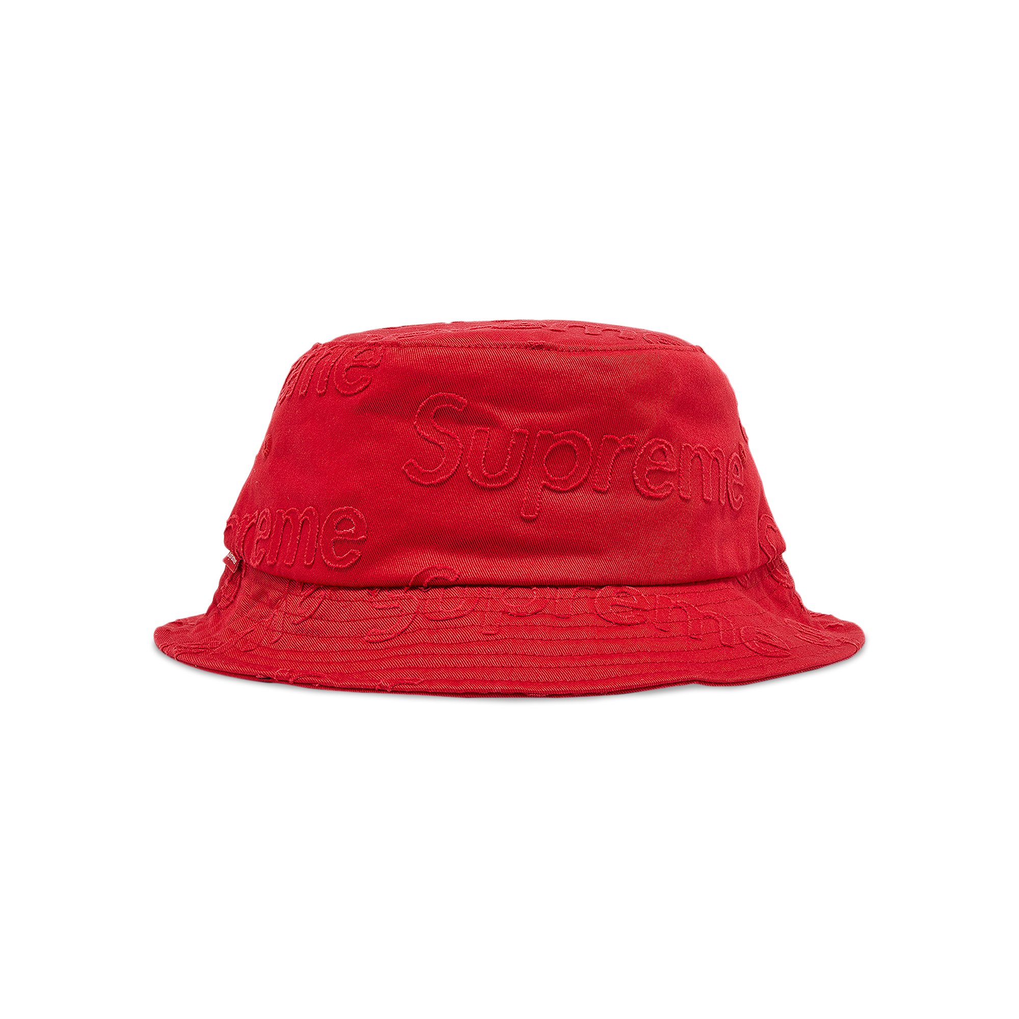 Supreme Lasered Twill Crusher 'Red'