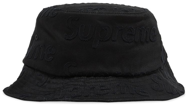 Supreme Lasered Twill Crusher Black