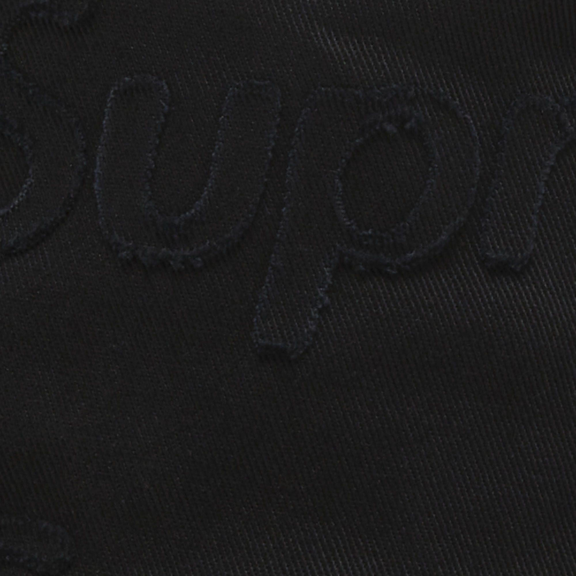 帽子 Supreme 2023 Lasered Twill Crusher black Supreme(シュプリーム) LASERED TWILL CRUSHERハット ブラック
